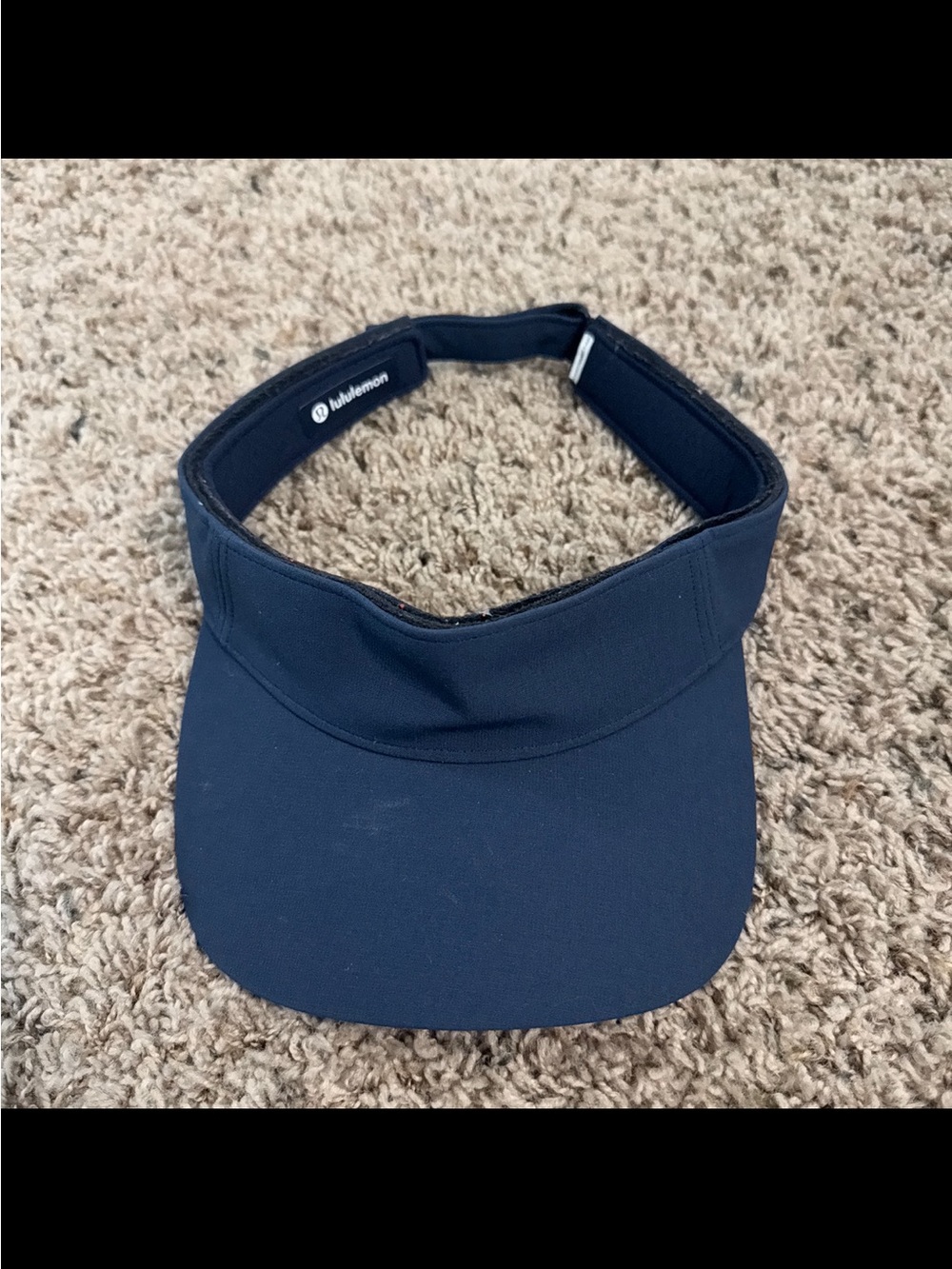 Lululemon Navy Sun Visor